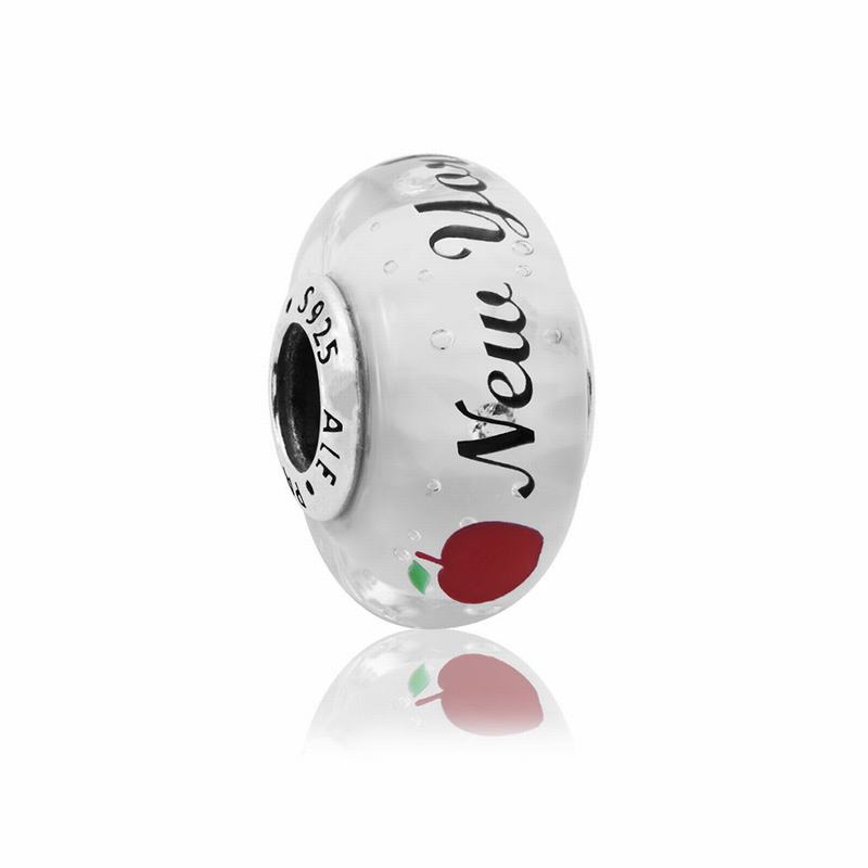Pandora New York City Murano Charm Silver Egypt VQ3879241
